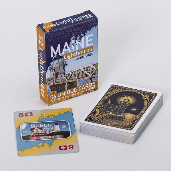 Maine Lighthouses Playing Cards