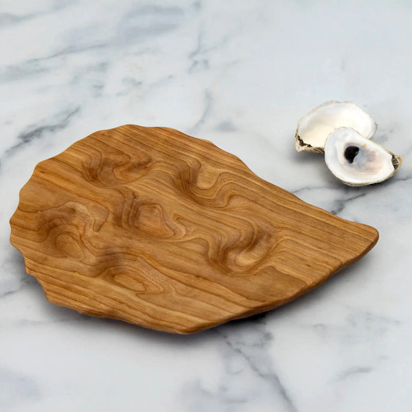 Hand-Carved Oyster Platters