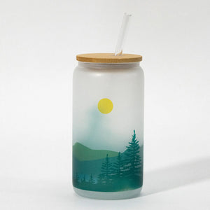 Frosted Can Glasses