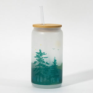 Frosted Can Glasses