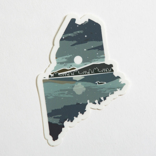 Maine State Stickers