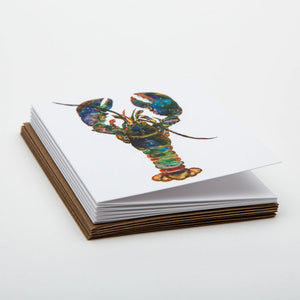 Set of Valerie Paul Coastal Collection note cards featuring ocean-inspired designs and elegant stationery for correspondence.