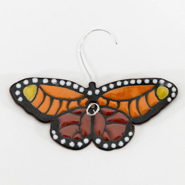 Monarch Butterfly Clay Ornament