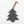 Load image into Gallery viewer, A&amp;E Stoneworks pine tree shaped slate ornament with rawhide hanger
