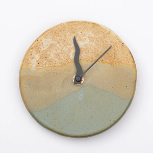 Ash Cove Pottery round pottery tide clock