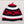Load image into Gallery viewer, Baloo Baleerie knit striped hat in red, white, and navy with red lobster design around the  middle navy stripe
