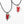 Load image into Gallery viewer, Blueberry Bay Jewelry view of a white and a seafoam green state of Maine copper enameled necklace that hang from black leather cords with a red lobster design
