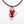 Load image into Gallery viewer, Blueberry Bay Jewelry white state of Maine copper enameled necklace hangs from a black leather cord with a red lobster design
