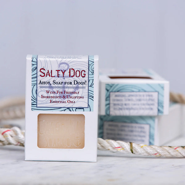 Casco Bay Soap Company salty dog boxed bar of soap