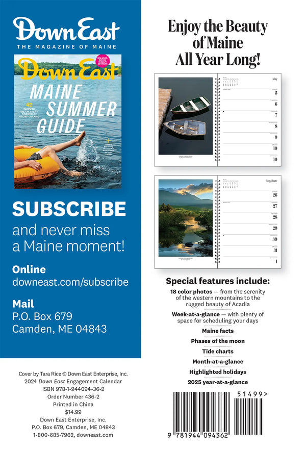2024 Maine Engagement Calendar