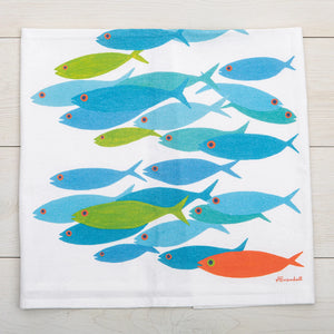Sea Creatures Sack Tea Towels - Down East Shop