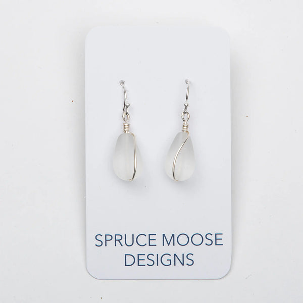 Glass 2025 teardrop earrings