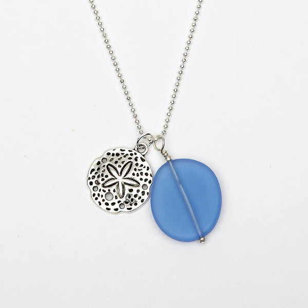 Paparazzi Necklaces - Sand Dollar Sass - Blue – jewelryandbling.com