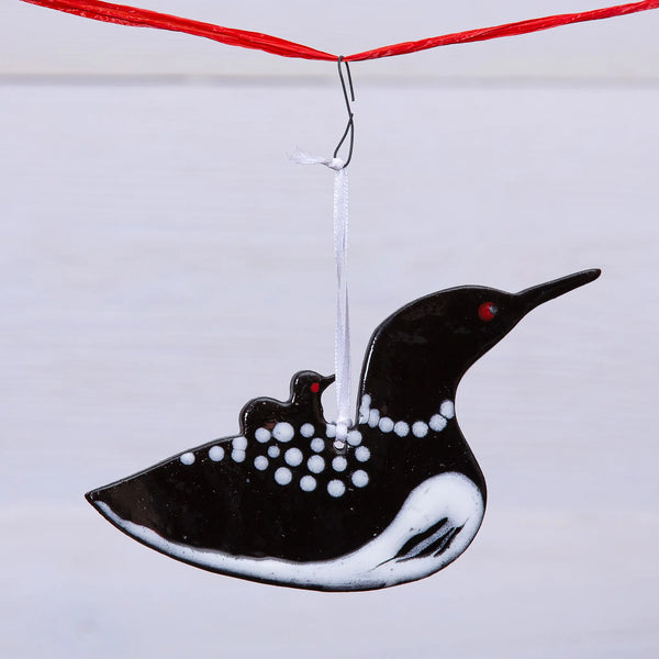 Maine Clay Bird Ornaments
