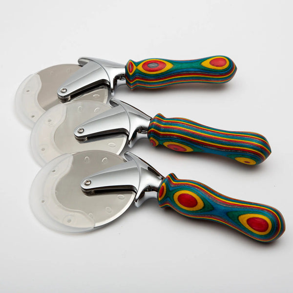 Hand-Turned Pizza Cutters