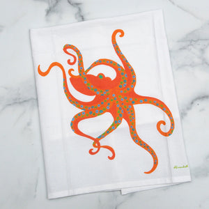 Sea Creatures Sack Tea Towels - Down East Shop