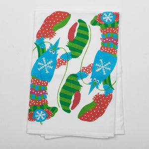 Holiday Flour Sack Tea Towels - Down East Shop