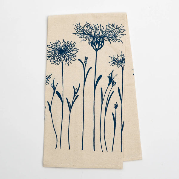 Screen-Printed Flour Sack Tea Towels