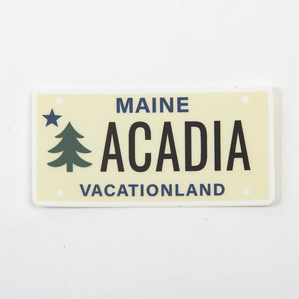Maine License Plate Stickers