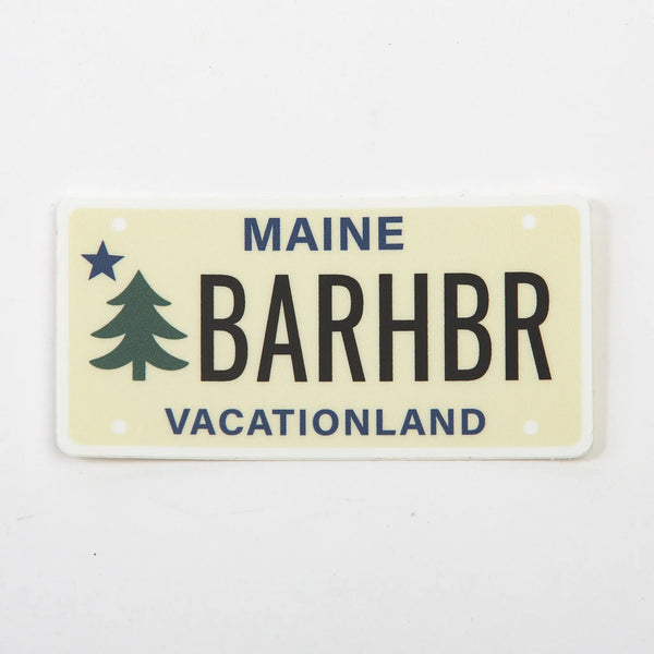 Maine License Plate Stickers