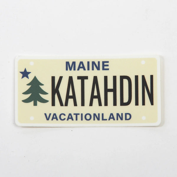 Maine License Plate Stickers